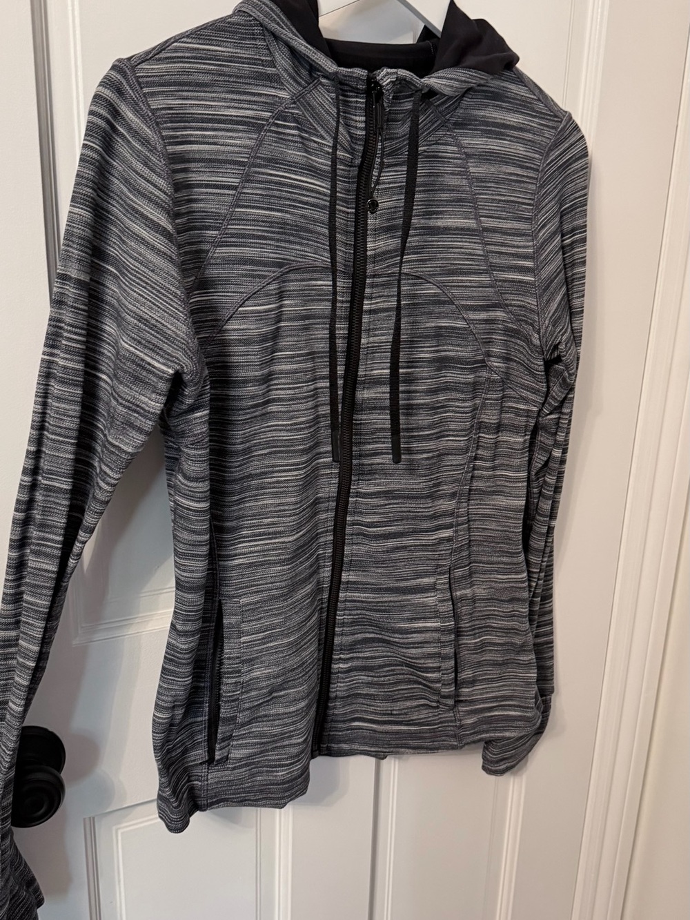 lululemon athletica Black Performance scuba hoodie size 12